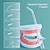 voordelige Persoonlijke bescherming-monddouche usb oplaadbare waterflosser draagbare tandheelkundige waterstraal 300 ml watertank waterdichte tandenreiniger