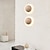billige Indendørsvæglamper-led væglampe 15cm 10W indendørs væglampe moderne minimalistisk stil aluminium stue soveværelse korridor væglampe 110-240v