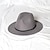 abordables Chapeaux de fête-Chapeaux Laine / Acrylique Chapeau Fedora Formel Mariage simple Avec Couleur Pure Casque Couvre-chef