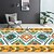 cheap Mats &amp; Rugs-Moroccan Ethnic Style Area Rug Living Room Coffee Table Carpet Large Area Bedroom Retro Bohemian Floor Mat