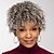 cheap Synthetic Wig-Natural Short Wig with Trendy Spiral Curls Bouncy Volume / Runway Shades of Black and Brown