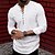 cheap Casual Shirts-Men&#039;s Shirt Button Up Shirt Casual Shirt Black White Pink Navy Blue Blue Plain Long Sleeve Crew Neck Street Vacation Button-Down Clothing Apparel Stylish Modern Contemporary Casual