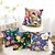 cheap Decorative Pillows-Floral Plant Double Side Pillow Cover 4PC Soft Decorative Cushion Case Pillowcase for Bedroom Livingroom Sofa Couch Chair