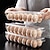 olcso Konyhai tárolás-1 db kisállat átlátszó tojástartó 12/14 rekeszes tojástároló konténerrel hűtőszekrény tároló nagy kapacitású friss tároló dobozok fogantyúkkal egymásra rakható tojástálcák otthoni konyhai kellékek