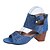 cheap Women&#039;s Sandals-Women&#039;s Sandals Sandals Boots Summer Boots Ankle Strap Sandals Party Work Daily Summer Rhinestone Chunky Heel Open Toe Elegant Casual Sexy PU Leather Faux Leather Loafer Solid Color Wine Black Blue
