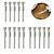 cheap Drill Bit Set-45-piece set of wire brush metal rust removal wheel with handle wire wheel rod flat copper wire wheel t-shaped polishing brush rust removal