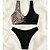 cheap Women&#039;s Swimwears-Women&#039;s Swimwear Bikini Normal Swimsuit 2 Piece Printing Leopard Black Bathing Suits Sports Beach Wear Summer