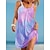 cheap Casual Dresses-Women&#039;s Beach Dress Beach Wear Print Mini Dress Floral Modern Casual Sleeveless Spaghetti Strap Outdoor Daily Loose Fit White Red 2023 Summer Spring S M L XL