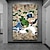 billiga gatukonst-handgjord handmålad modern abstrakt alec monopol oljemålning wall street art målning heminredning dekor rullad duk utan ram osträckt