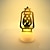 economico Luci notturne e decorative-ramadan eid mubarak luci decorazioni led a lume di candela decorazione ramadan lampada per il ramadan musulmano islamico aiuto eid al-fitr decorazioni per la casa del partito
