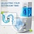 abordables cepillo de baño-10 tabletas limpiadoras de inodoro, limpiador de tanque de inodoro de baño