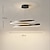 voordelige Ring &amp; Rond Ontwerp-led hanglamp 1-lichts ring cirkel design warm wit aluminium geverfde afwerkingen luxe moderne stijl eetkamer slaapkamer hanglampen 110-240v