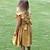 cheap Dresses-Kids Girls&#039; Dress Solid Color Sleeveless Outdoor Active Daily Linen Knee-length Casual Dress A Line Dress Summer Spring 3-7 Years turmeric caramel colour Pink