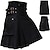 cheap Historical &amp; Vintage Costumes-Punk &amp; Gothic Medieval Steampunk Outfits Cosplay Wigs Masquerade Scottish Women&#039;s Casual Daily Skirts
