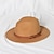 abordables Sombreros de fiesta-Sombreros Lana / Acrílico Sombrero de fieltro Formal Boda cóctel Astcot real Sencillo Clásico Con Color Puro Celada Sombreros