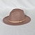 abordables Sombreros de fiesta-Sombreros Lana / Acrílico Sombrero de fieltro Formal Boda cóctel Astcot real Sencillo Con Color Puro Celada Sombreros