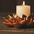 رخيصةأون الشموع و حامل الشمع-1 قطعة شمعدان اللوتس الأوروبي تزيين المنزل الحلي الزخرفية الإبداعية الراتنج الحرف