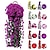 cheap Artificial Flower-Vivid Artificial Hanging Orchid Bunch Simulation Flower Vine Violet Hanging Flower Vine Wall Hanging Orchid Hanging Basket Flower Balcony Home Decoration Flower Wall For Wedding Garden Decoration