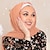 baratos chapéus de casa-dubai árabe malaysia estilo étnico cor pura pérola chiffon lenço hijab