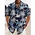 billige Hawaii-skjorte for menn-herreskjorte sommer hawaiisk skjorte grafisk kokosnøtt tre turndown utendørs gate korte ermer knappetrykk klær klær tropisk mote hawaiiansk designer
