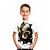 preiswerte 3D-T-Shirts für Jungen-Kurzarm-T-Shirt mit modischem Buchstabenmuster. Mode 3D-gedruckte bunte Hemden für Jungen und Mädchen