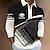 preiswerte 3D-Reißverschluss-Polo-Herren Poloshirt Zip Polo Golfhemd Grafik-Drucke Musik Gitarre Musikinstrument Umlegekragen Schwarz Weiß Gelb Gold Braun Outdoor Strasse Langarm Zip Bedruckt Bekleidung Modisch Strassenmode Designer