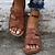 Χαμηλού Κόστους Γυναικεία Σανδάλια-Γυναικεία Σανδάλια Παντόφλες Σφήνες με σφήνα Μεγάλα Μεγέθη Παντόφλες εξωτερικού χώρου Καθημερινά Παραλία Περπάτημα Συμπαγές Χρώμα Καλοκαίρι Επίπεδο Τακούνι Ανοικτή μύτη Καθημερινό Μινιμαλισμός