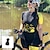 billige Tøjsæt til kvinder-Dame Triatletdragt Kortærmet Bjerg Cykling Vej Cykling Sort Gul Rød Hældning Cykel Åndbart Refleksbånd Hurtigtørrende Spandex Sport Hældning Tøj