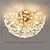 baratos Candeeiros de Parede de Cristal-candeeiros de parede interiores de cristal 9-light g9 5w led estilo nórdico sala de estar lojas cafés aço branco quente luz de parede 110-240v