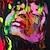 رخيصةأون لوحات الأشخاص-مينتورا اليدوية الوجه النفط الطلاء على قماش جدار الفن الديكور الحديثة مجردة الشكل صورة للديكور المنزل توالت فرملس غير متمدد اللوحة