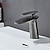 abordables Classiques-robinet mitigeur lavabo cascade, mitigeur lavabo monobloc monocommande monotrou pont monté avec tuyau eau chaude et froide