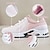cheap Women&#039;s Sneakers-Women&#039;s Sneakers Flyknit Shoes Comfort Shoes Outdoor Daily Summer Round Toe Casual Running Tissage Volant Lace-up Black Pink Blue