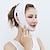 tanie Domowa opieka zdrowotna-modelująca maska liftingująca artefakty do twarzy w celu usunięcia zmarszczek bandaż snu mocno oddychający i przeciwpoślizgowy podwójny lifting latem