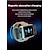 billige Smartklokker-T91 Smartklokke 1.4 tommers Smartklokke blåtann Skritteller Søvnmonitor Pulsmåler Kompatibel med Android iOS Herre Kamera Step Tracker Klokker med ørepropper IPX-6 33mm urkasse