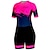 cheap Women&#039;s Clothing Sets-Women&#039;s Triathlon Tri Suit Short Sleeve Triathlon Silver Light Yellow Dark Grey Graphic Bike Lycra Sports Graphic Clothing Apparel