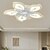Χαμηλού Κόστους Φωτιζόμενοι Ανεμιστήρες Οροφής-led ανεμιστήρες οροφής ρυθμιζόμενοι με τηλεκοντρόλ με σχέδιο λουλουδιών flush mount φωτιστικό οροφής ακρυλικό αμπαζούρ πολυέλαιος υπνοδωμάτιο σαλόνι