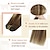 cheap Clip in Hair Extensions-Clip in Hair Extensions Balayage Human Hair Dark Brown Fading to Caramel Brown with Brown Clip in Real Human Hair Extensions 14 Inch 120 Grams 7pcs/set