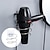 cheap Home Storage &amp; Hooks-Stainless Steel Hair Dryer Holder Adhesive Blower Organizer Wall Mounted Spiral Stand Shelves Bathroom Storage Accessories