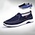 cheap Men&#039;s Shoes-Men&#039;s Loafers &amp; Slip-Ons Comfort Shoes Cloth Loafers Sporty Casual Outdoor Daily Canvas Breathable Black Blue Spring Fall