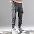 cheap Cargo Pants-Men&#039;s Cargo Pants Cargo Trousers Joggers Trousers Flap Pocket Plain Comfort Breathable Outdoor Daily Going out Fashion Streetwear Black Grey