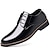 cheap Men&#039;s Oxfords-Men&#039;s Shoes Oxfords Derby Shoes Formal Shoes Leather Shoes Dress Loafers Walking Business Chinoiserie British Wedding Daily Leather Faux Leather Warm Lace-up Black Spring Fall