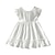 זול שמלות-ילדים בנות שמלה צבע אחיד שרוולים קצרים קזו&#039;אל יומי כותנה עד הברך שמלת קיץ קיץ אביב 2-12 שנים לבן