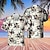 cheap Men&#039;s Vintage Hawaiian Shirts-Men&#039;s Shirt Summer Hawaiian Shirt Graphic Shirt Aloha Shirt Vintage Hawaiian Shirts Graphic Prints Turndown White Yellow Pink Brown Khaki 3D Print Outdoor Street Short Sleeve Button-Down Clothing