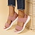 cheap Women&#039;s Sandals-Women&#039;s Sandals Flat Sandals Plus Size Office Daily Indoor Solid Color Summer Flat Heel Open Toe Sporty Casual Minimalism Elastic Fabric Elastic Band Wine Black Pink