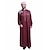 cheap Arabian Muslim-Men&#039;s Robe Thobe / Jubba Religious Saudi Arabic Arabian Muslim Ramadan Adults Leotard / Onesie