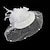 voordelige Hoeden &amp; Hoofdstukken-fascinators hoed Hoofdkleding Veer Netto Bunker Hoed Speciale gelegenheden  Paardenrace Damesdag Melbourne Cup cocktail Met Veer Bloemen Helm Hoofddeksels