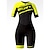 billige Tøjsæt til kvinder-Dame Triatletdragt Kortærmet triathlon Sølv Lysegul Mørkegrå Grafisk Cykel Lycra Sport Grafisk Tøj