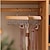 cheap Home Storage &amp; Hooks-Wood Belt Scarf Neckties Hanger Scarves Holder Metal Clothes Storage Hanger Rack Towel Shelf Closet Storage Organizer Supplies