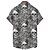cheap Men&#039;s Shirts-Men&#039;s Shirt Summer Hawaiian Shirt Skull Graphic Prints Turndown Black Outdoor Street Short Sleeves Button-Down Print Clothing Apparel Sports Fashion Streetwear Designer