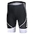 cheap Men&#039;s Shorts, Tights &amp; Pants-Men&#039;s Cycling Padded Shorts Bike Padded Shorts / Chamois Mountain Bike MTB Road Bike Cycling Sports Patchwork 3D Pad Breathable Moisture Wicking Quick Dry White Yellow Clothing Apparel Bike Wear